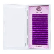 Ресницы цветные Enigma «Purple», ресницы фиолетовые