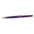 Инструменты для ресниц: изогнутый пинцет для объёмного наращивания ресниц. Цвет: пурпурное сияние. 