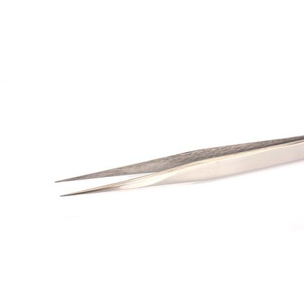 Инструменты для ресниц: прямой пинцет для классического наращивания ресниц. Цвет: зеркальный. 