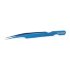 Инструменты для ресниц: прямой пинцет для классического наращивания ресниц. Цвет: синий металлик. 