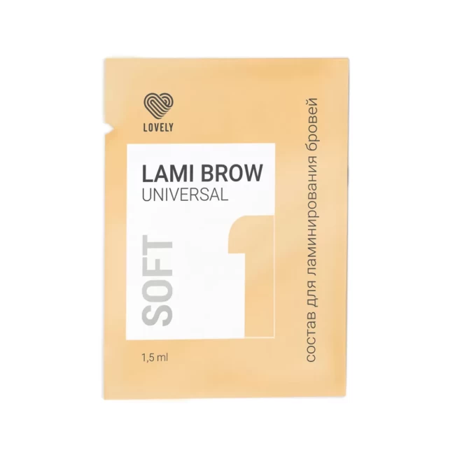 Состав для ламинирования бровей Lovely Lami Brow «Universal», №1 Soft